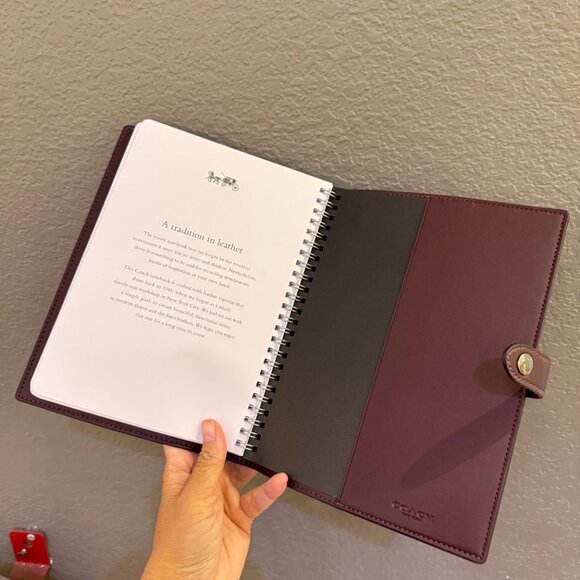 Coach Boxed Notebook And Pencil Case Set In Signature Canvas CCP97 - Picture 5 of 16